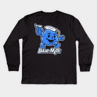 Blue Milk Kids Long Sleeve T-Shirt